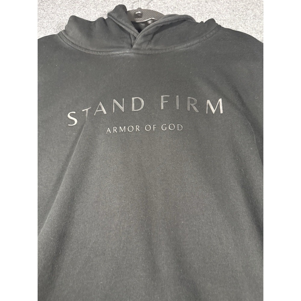 Armor of God 'Stand Firm'‎ Black Pullover Hoodie XL